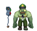 Security Guard Gargantuar - Plants vs. Zombies AR Trading Cards