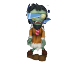 Blockhead Zombie - Plants vs. Zombies AR Trading Cards