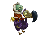 Dodo Rider Zombie - Plants vs. Zombies AR Trading Cards