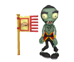 Flag Kongfu Zombie - Plants vs. Zombies AR Trading Cards