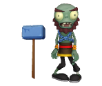 Hammer Zombie - Plants vs. Zombies AR Trading Cards