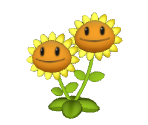 Twin Sunflower - Plants vs. Zombies AR Trading Cards