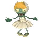 Ballet Zombie - Plants vs. Zombies AR Trading Cards