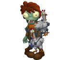 Chicken Wrangler Zombie - Plants vs. Zombies AR Trading Cards