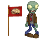 Flag Zombie - Plants vs. Zombies AR Trading Cards
