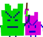 The Mooninites - Aqua Teen Hunger Force Zombie Ninja Pro-Am