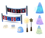 W2 Sparkleton Decorations - Mario & Sonic at the Olympic Winter Games