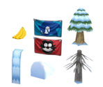 W5 Icepeak Decorations - Mario & Sonic at the Olympic Winter Games