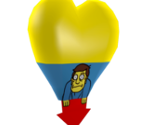 Skinner Balloon (Prototype) - The Simpsons Skateboarding