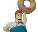 Possessed Lard Lad Statue - The Simpsons: Hit & Run