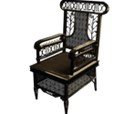 Carved Oak Armchair - Vampyr