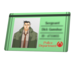 Dick Gumshoe's ID Card - Phoenix Wright: Ace Attorney Trilogy