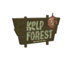 Kelp Forest Sign - SpongeBob SquarePants: Battle for Bikini Bottom