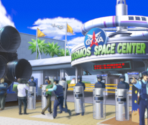 Cosmos Space Center Entrance - Apollo Justice: Ace Attorney Trilogy