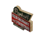 Noso Neon Sign 6 (Restaurant & Fountain) - Fallout: New Vegas