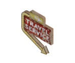 Noso Neon Sign 4 (Travel Service) - Fallout: New Vegas