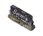 Noso Neon Sign 2 (Sam's Auto Parts) - Fallout: New Vegas