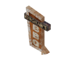 Noso Neon Sign 3 (Kingman's BBQ) - Fallout: New Vegas