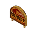 Sunset Sign - Fallout: New Vegas
