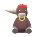 Broken Taurusaurus Plushie - Ace Attorney Investigations Collection