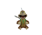 Suicide Monkey (Low Poly) - Spy vs. Spy