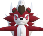 #0745 Lycanroc Midnight Form (Low-poly) - Pokémon Customs