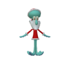 Squidward Santa - Survive Bikini Bottom (Roblox)
