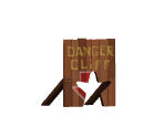 Danger Cliff Sign - SpongeBob Simulator (Roblox)