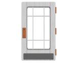 Door (Quad Window) - Rec Room