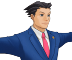 Phoenix Wright (Old-School Suit, Court) - Apollo Justice: Ace Attorney Trilogy