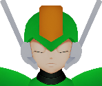 Green Biker Dude & Ride Chaser Cheval - Mega Man X Customs