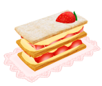Strawberry Mille-feuille - Cake-ya-san Monogatari: Oishii Sweets o Tsukurou!
