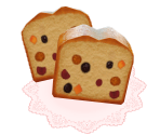 Stollen-style Pound Cake - Cake-ya-san Monogatari: Oishii Sweets o Tsukurou!