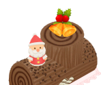 Bûche de Noël - Cake-ya-san Monogatari: Oishii Sweets o Tsukurou!