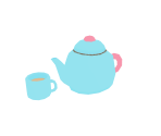 Tea & Pot - Sumikko Gurashi: Koko ga Ochitsukundesu