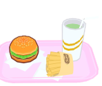 Burger Set - Sumikko Gurashi: Mura o Tsukurundesu
