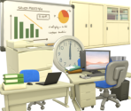 075 Office Set - Tomodachi Life: Living the Dream