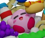 Kirby's Feast Figurine - Kirby and the Rainbow Curse