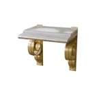 Ornate Square Shelf - Oculus Home