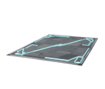Rug Neon Blue - Oculus Home
