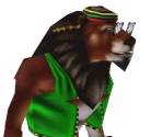Rasta Lion - Sammy the Suricate in Lion Land