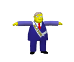Mayor Quimby - The Simpsons: Road Rage