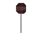 Stop Sign - BattleTanx