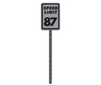 Speed Limit Sign - Rec Room