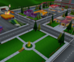 Downtown Springfield (Skatefest) - The Simpsons Skateboarding