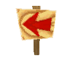 Arrow Sign - Super Mario 64 DS