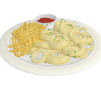 French Fries and Onion Rings - Cooking Mama: World Kitchen