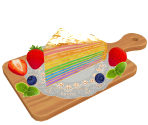 Rainbow Mille Crêpe - Cooking Mama: Cuisine!