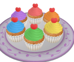 Rainbow Cupcake - Cooking Mama: Cuisine!