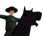 Zorro on Horse - Zorro: Quest for Justice